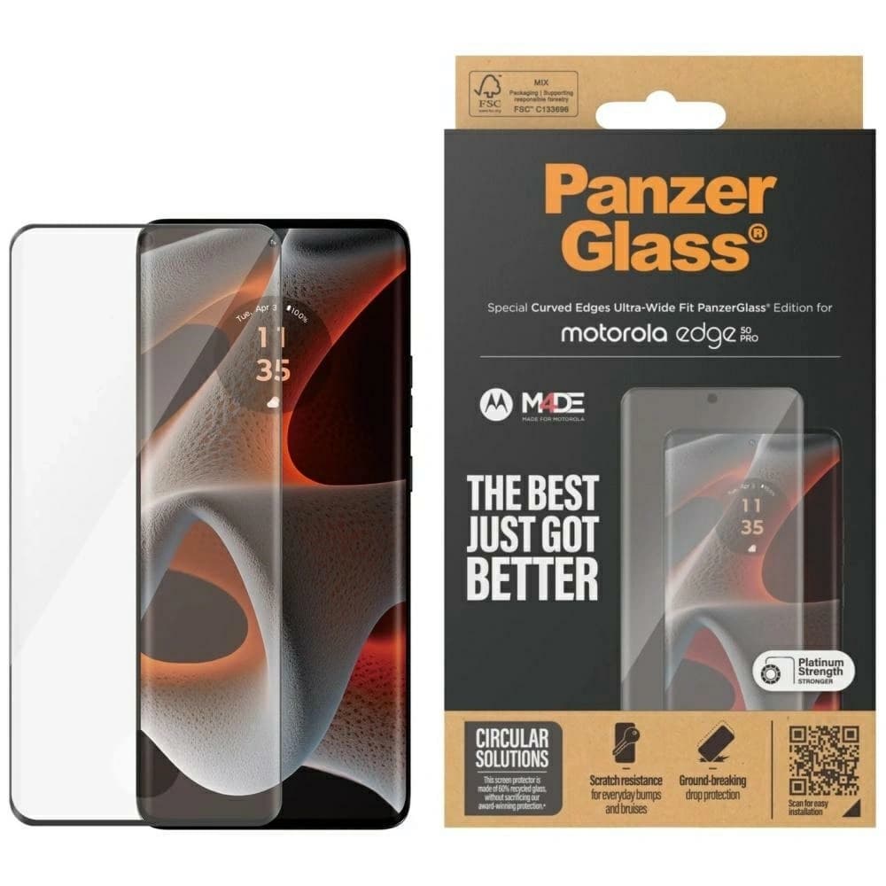 PanzerGlass Ultra-Wide Fit Motorola Edge 50 Pro / 50 Ultra - 1