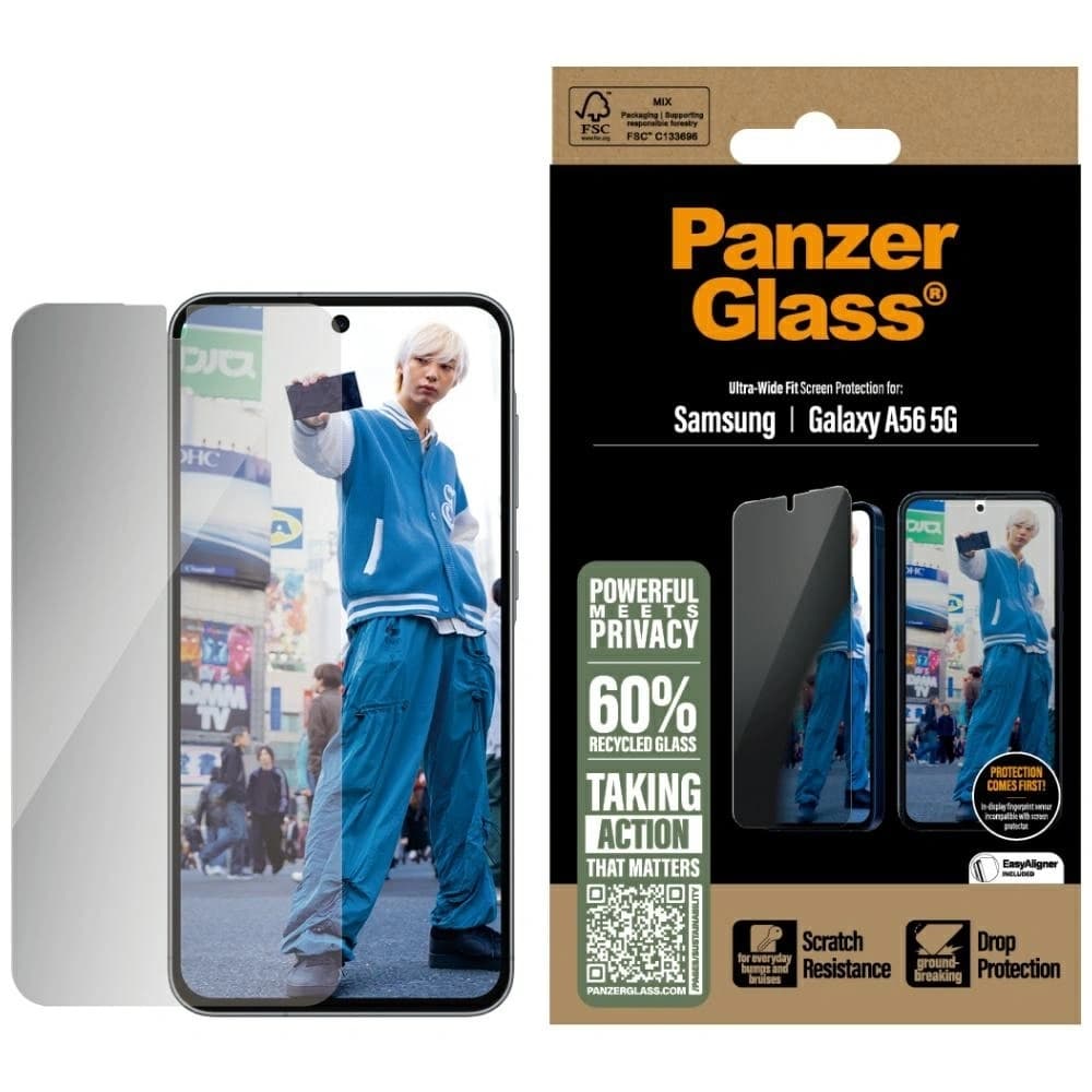 PanzerGlass Ultra-Wide Fit Privacy Samsung Galaxy A56 5G - 1