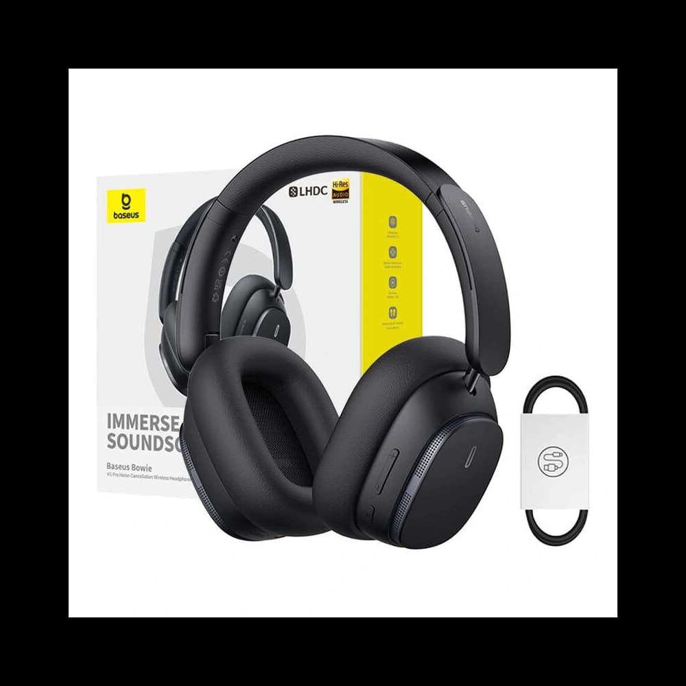 Baseus Bowie H1 PRO Wireless Over-Ear Headphones Bluetooth 5.3 (black) - 10