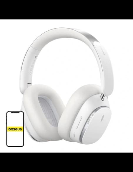 Baseus Bowie H1 PRO Wireless Over-Ear Headphones Bluetooth 5.3 (white)