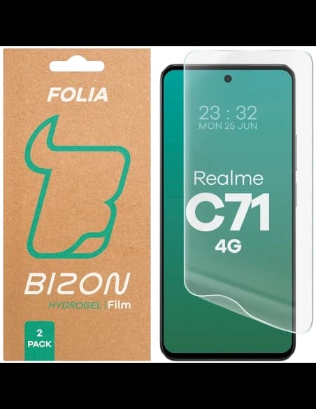 Bizon Glass Hydrogel Přední Realme C71 4G [2 BALENÍ]