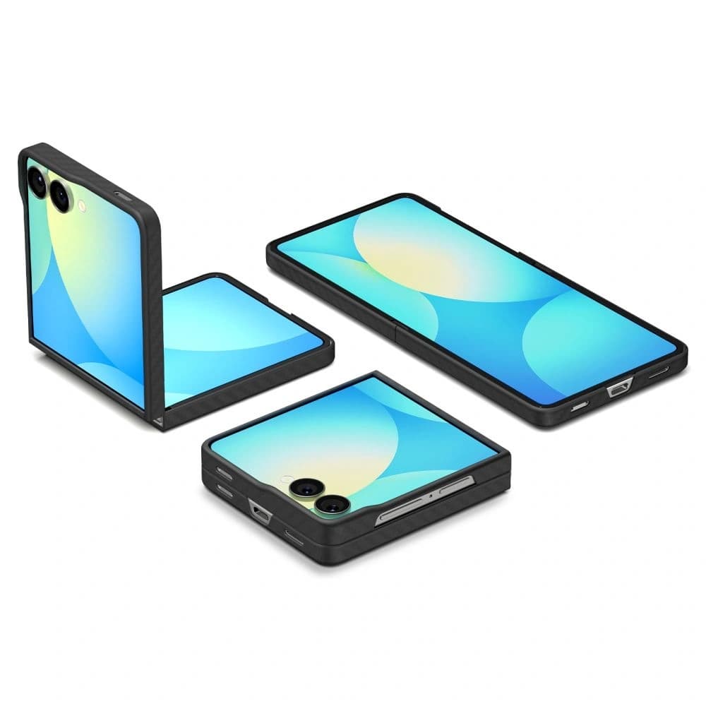 Spigen Airskin Aramid Samsung Galaxy Z Flip 7 Negru - 9