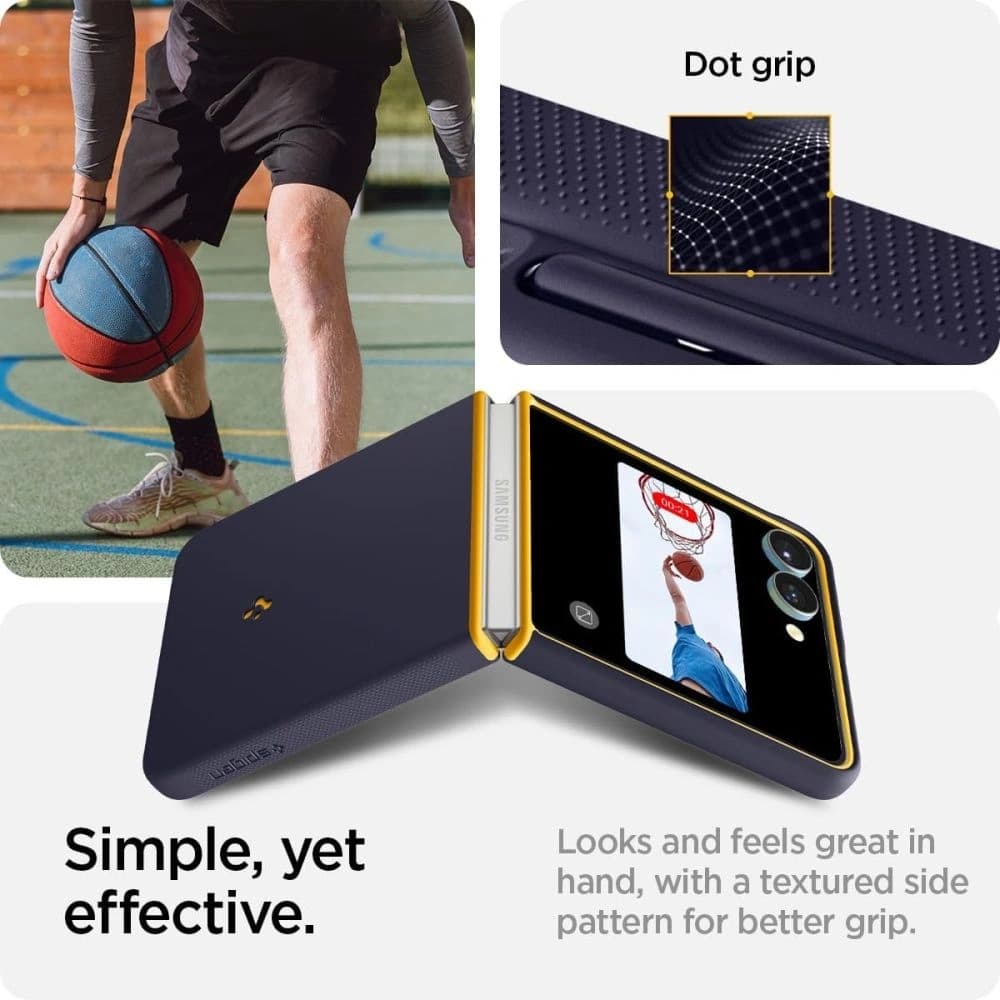 Spigen Nano Pop Mag MagSafe Samsung Galaxy Z Flip 7 Heidelbeere Marineblau - 4