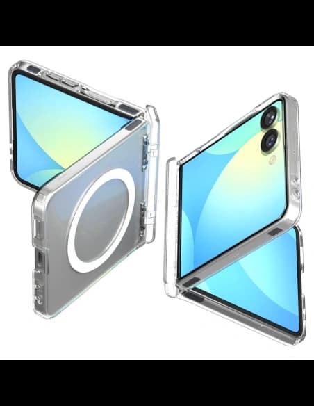 Spigen Ultra Hybrid Pro Mag MagSafe Samsung Galaxy Z Flip 7 Clear/white