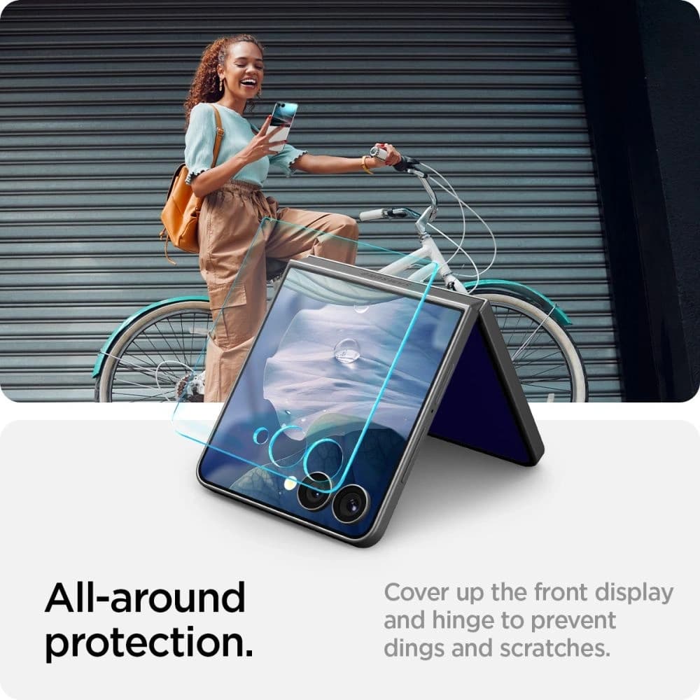 Spigen Glas.tr ez Fit HD Samsung Galaxy Z Flip 7 Clear - 12