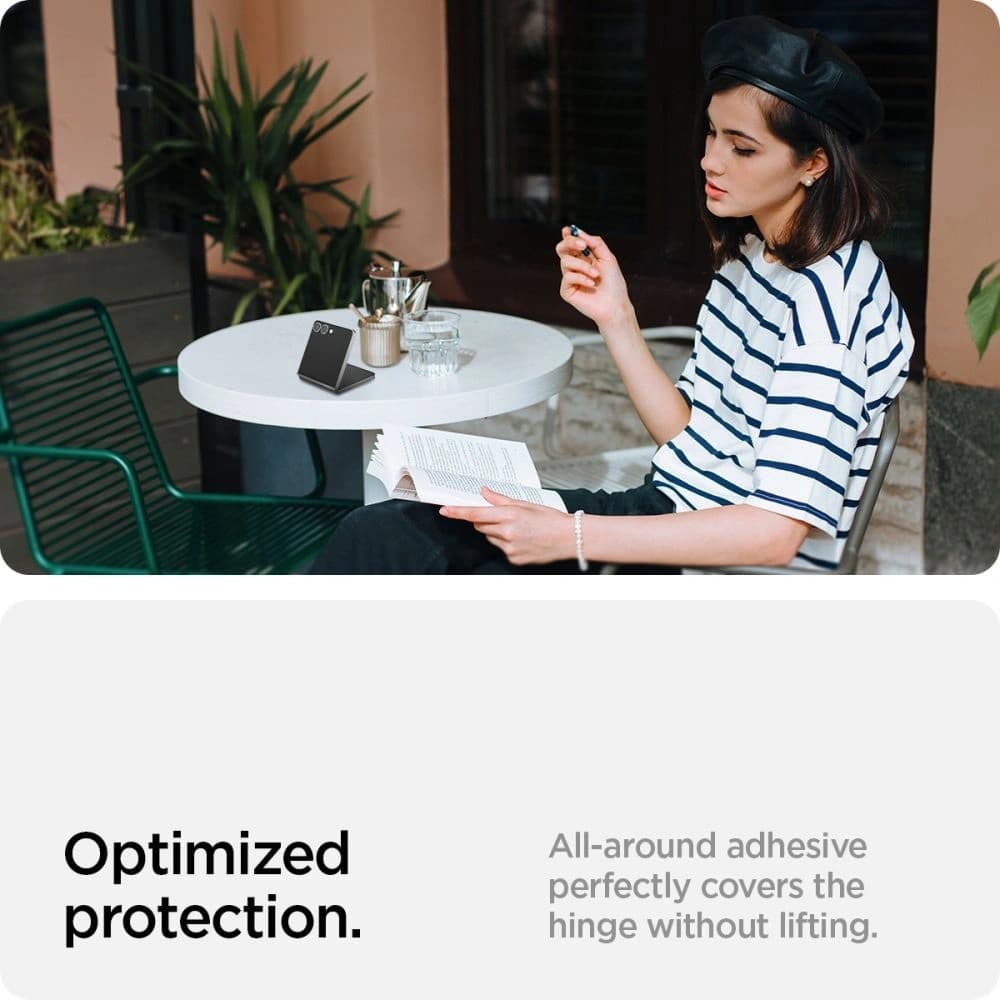 Spigen Glas.tr ez Fit HD Samsung Galaxy Z Flip 7 Clear [2 PACK] - 14