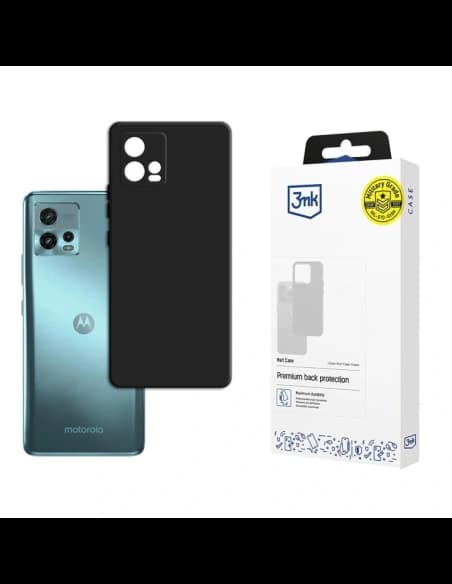 Etui 3MK Matt Case Motorola Moto G72 fekete