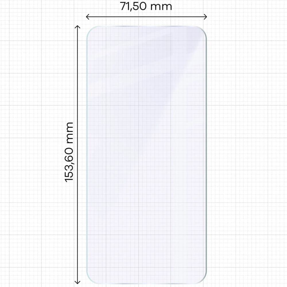 Elastyczne szkło hybrydowe Bizon Glass Mule do Galaxy S25 Plus - 2