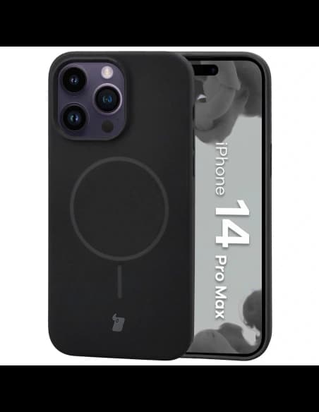 Bizon Soft Case Magnetic Apple iPhone 14 Pro Max black