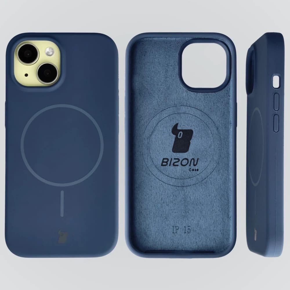 Bizon Soft Case Magnetic Apple iPhone 15 navy blue - 5