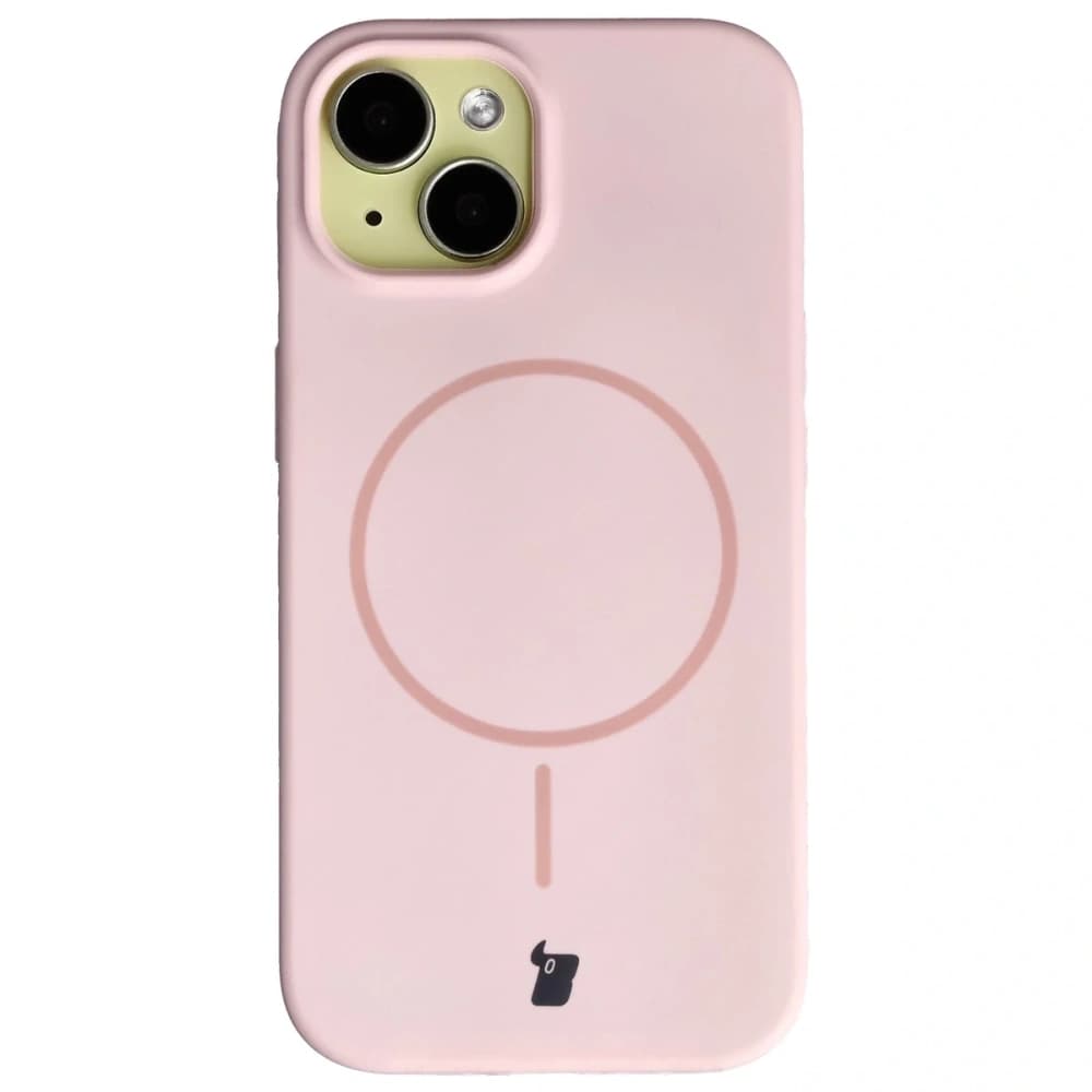 Bizon Soft Case Magnetic Apple iPhone 15 light pink - 2