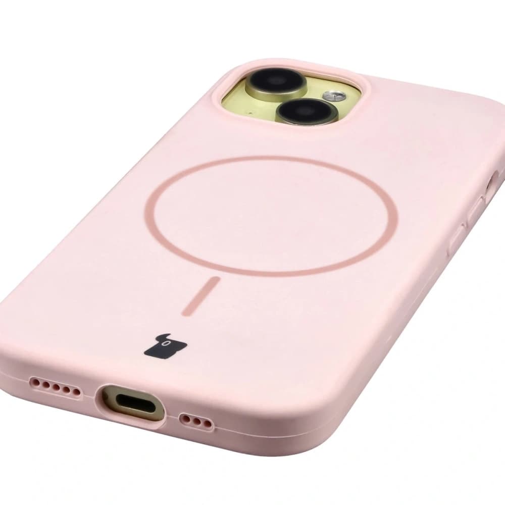 Bizon Soft Case Magnetic Apple iPhone 15 light pink - 3