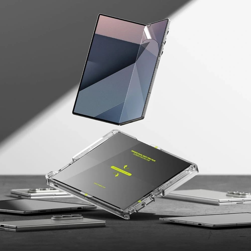 Ringke Dual Easy Pro Samsung Galaxy Z Fold 7 Clear [2 PACK] - 4