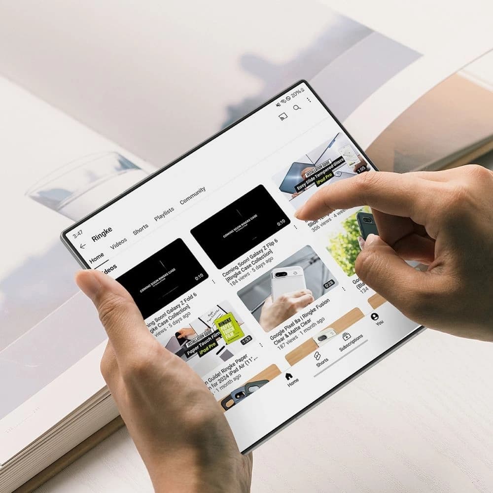 Ringke Dual Easy Pro Samsung Galaxy Z Fold 7 Clear [2 PACK] - 6