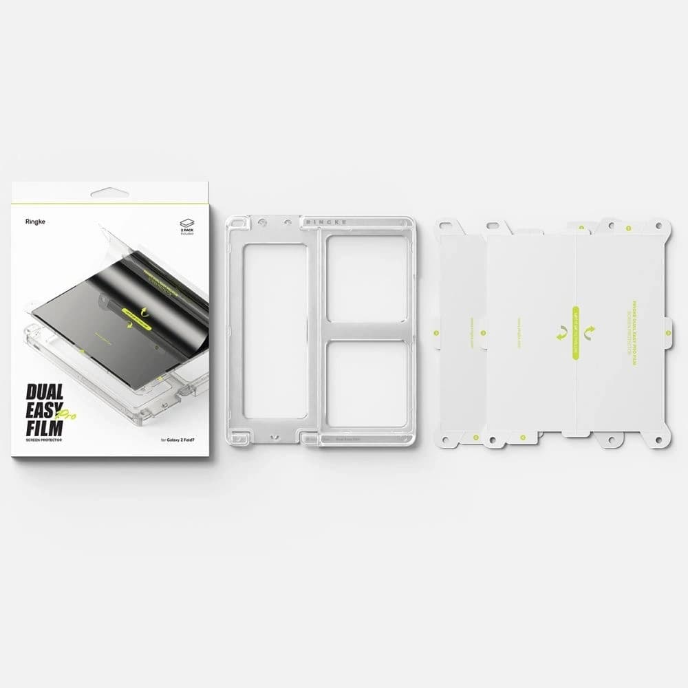 Ringke Dual Easy Pro Samsung Galaxy Z Fold 7 Clear [2 PACK] - 7