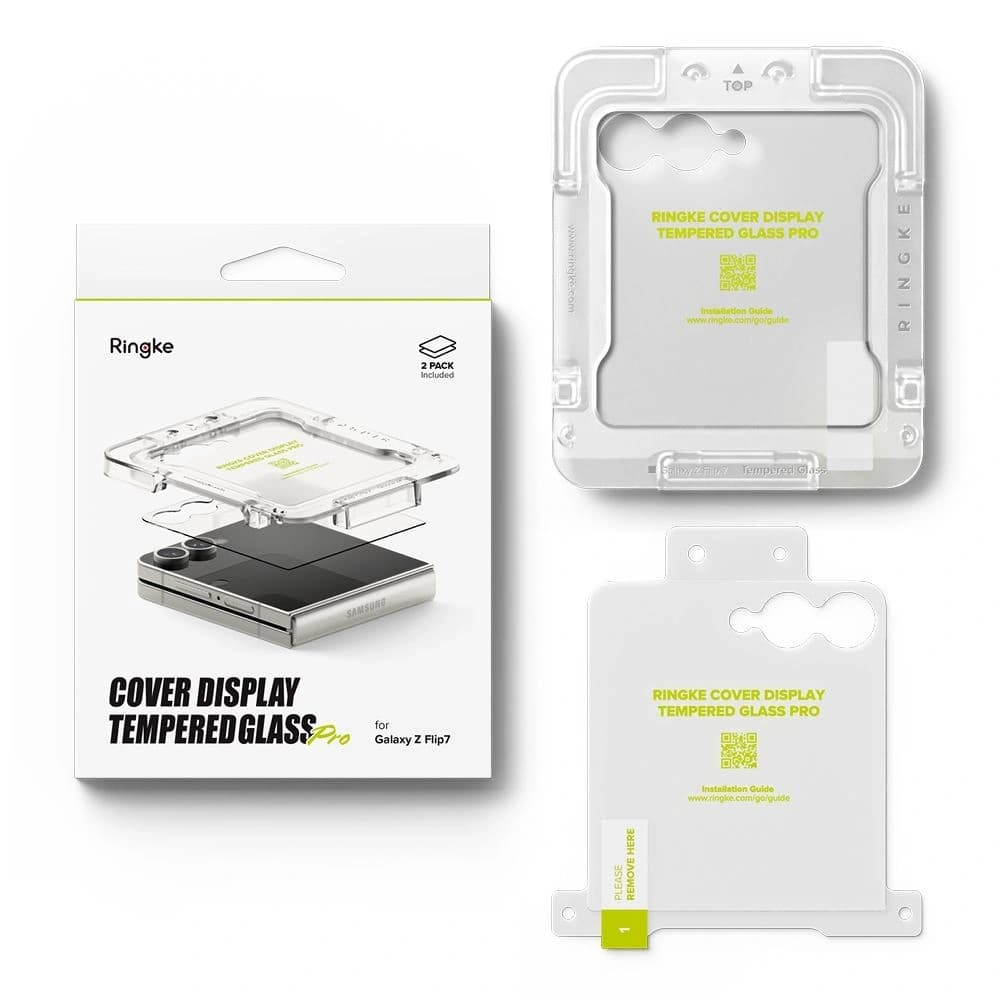 Ringke Cover Display Pro Samsung Galaxy Z Flip 7 Clear [2 PACK] - 9
