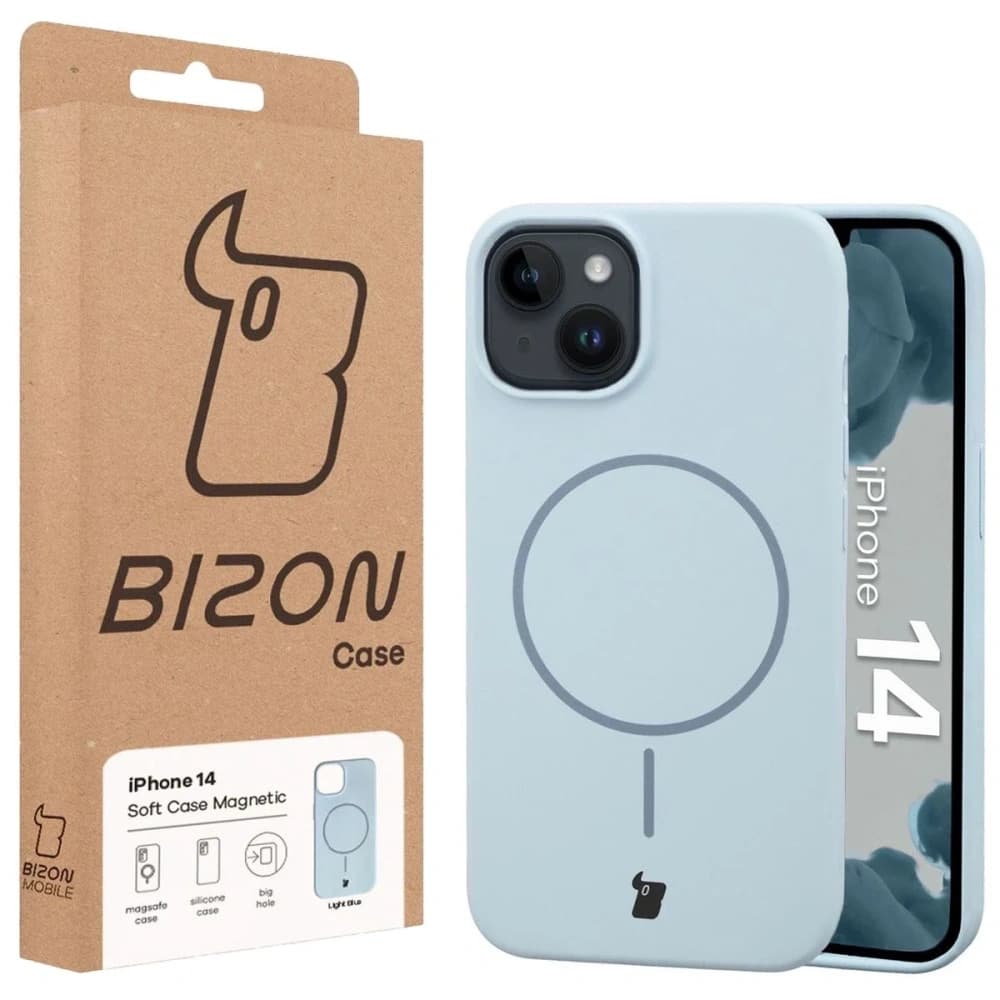 Bizon Soft Case Magnetic Apple iPhone 14 modrý - 8