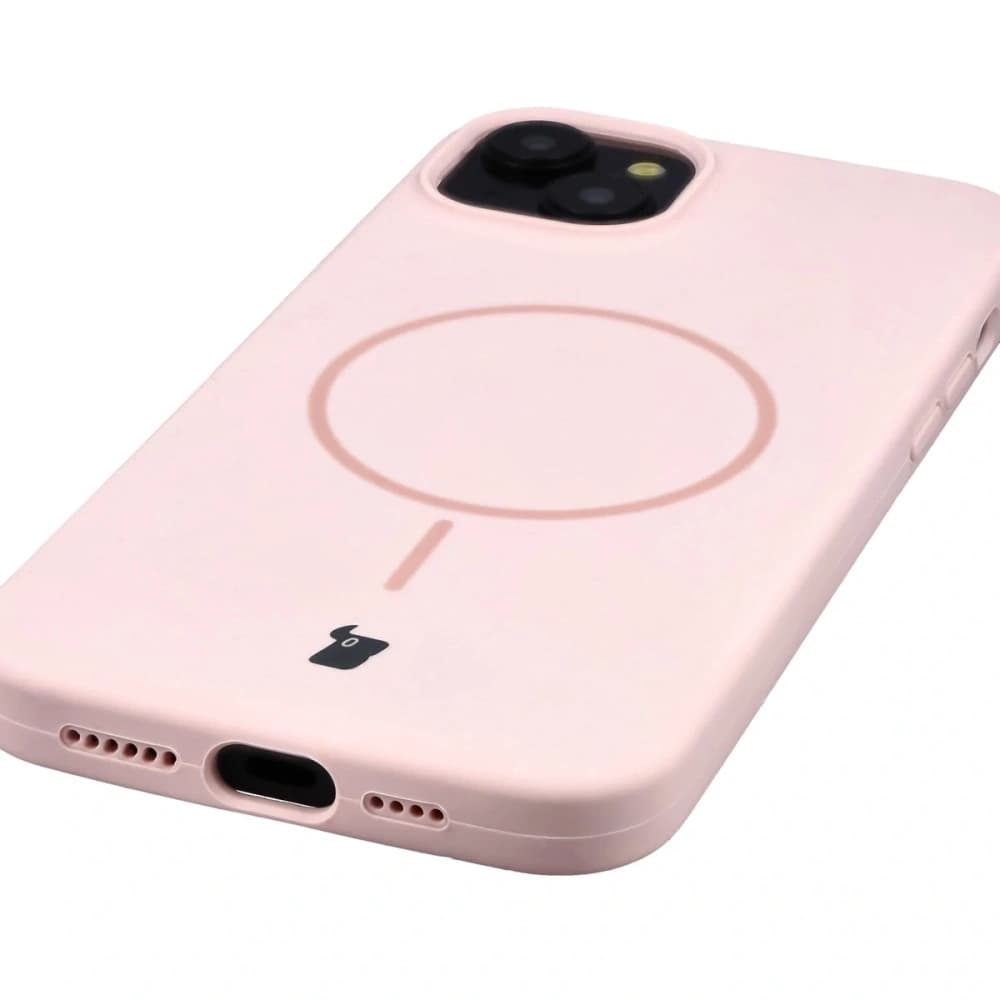 Bizon Soft Case Magnetic Apple iPhone 15 Plus light pink - 3