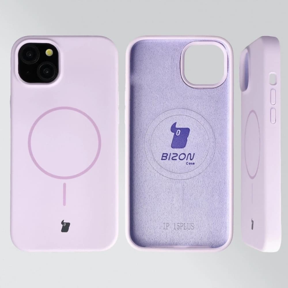 Bizon Soft Case Magnetic Apple iPhone 15 Plus světle fialový - 5
