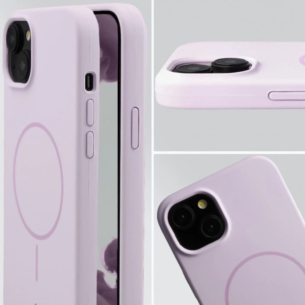 Bizon Soft Case Magnetic Apple iPhone 15 Plus světle fialový - 6