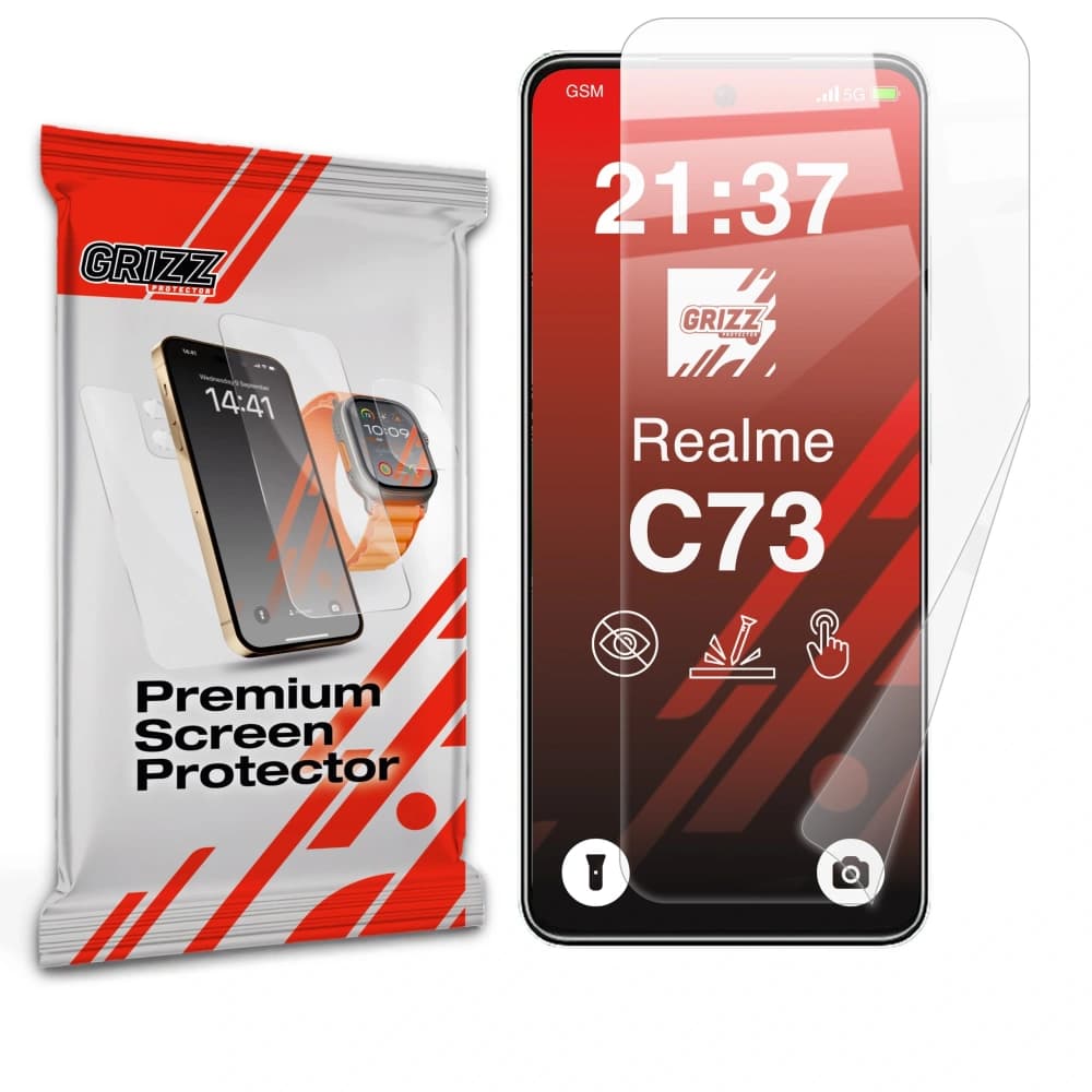 GrizzGlass CeramicFilm Realme C73 5G