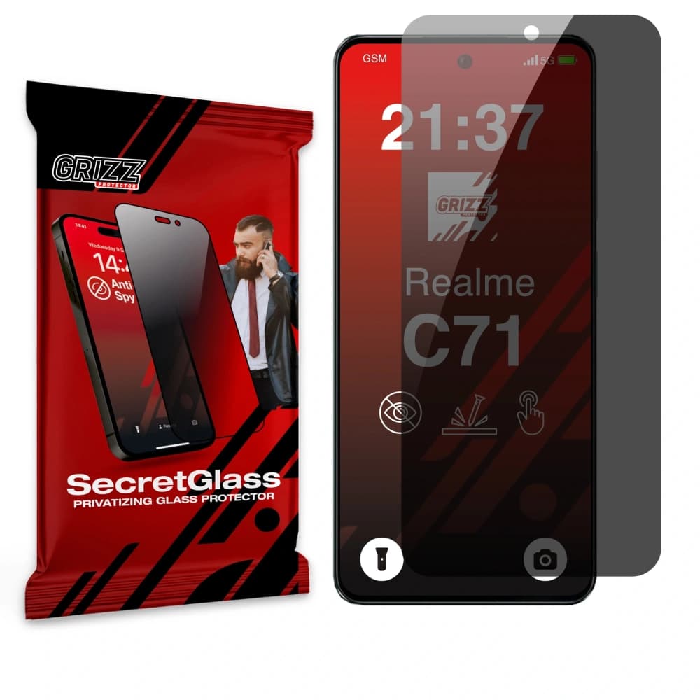 GrizzGlass Matte SecretGlass Realme C71