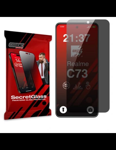 GrizzGlass Matte SecretGlass Realme C73 5G