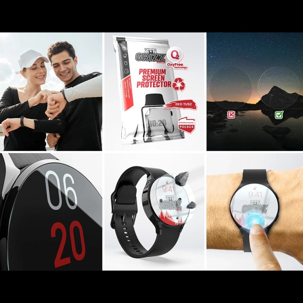 GrizzGlass HybridGlass Samsung Galaxy Watch 8 40mm - 10