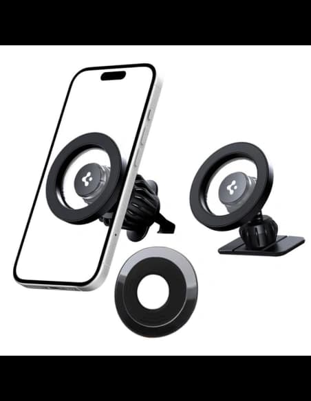 Spigen MFT13 Suport Auto Magnetic MagSafe pentru Bord și Ventilație Negru