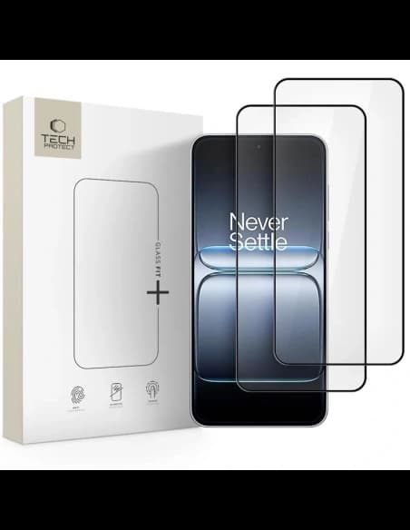 SzkŁo Hartowane Tech-protect Glass Fit+ 2-pack Oneplus Nord 5 Black