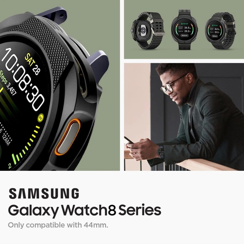 Spigen Liquid Air Samsung Galaxy Watch 8 44mm Matte Black - 9