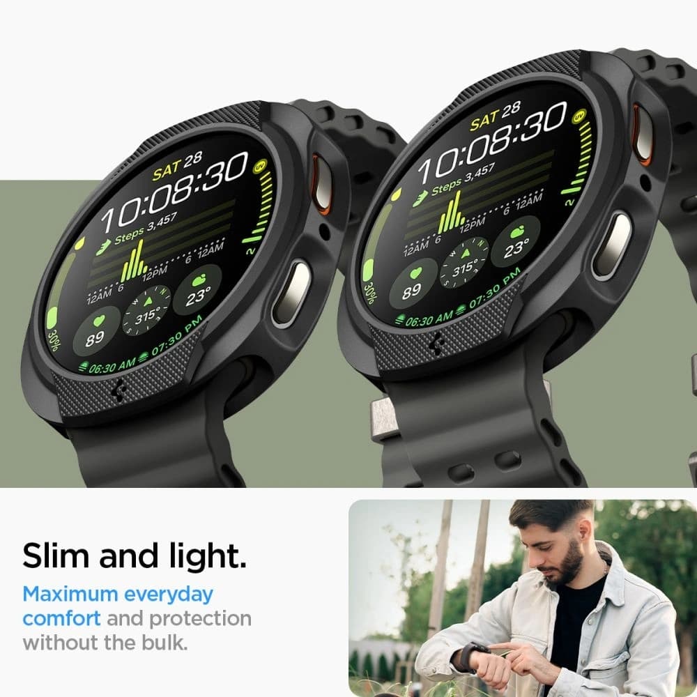 Spigen Liquid Air Samsung Galaxy Watch 8 44mm Matte Black - 13