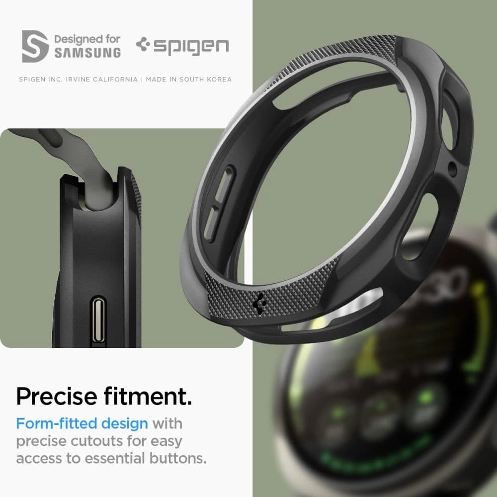 Spigen Liquid Air Samsung Galaxy Watch 8 44mm Matte Black - 14