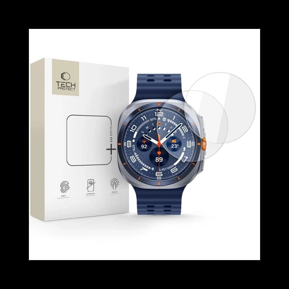 Tech-Protect Glass Fit+ Samsung Galaxy Watch Ultra 2024 / 2025 47mm Clar [2 BUC] - 1