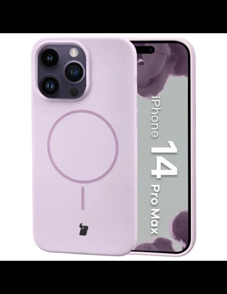 Bizon Soft Case Magnetic Apple iPhone 14 Pro Max light purple
