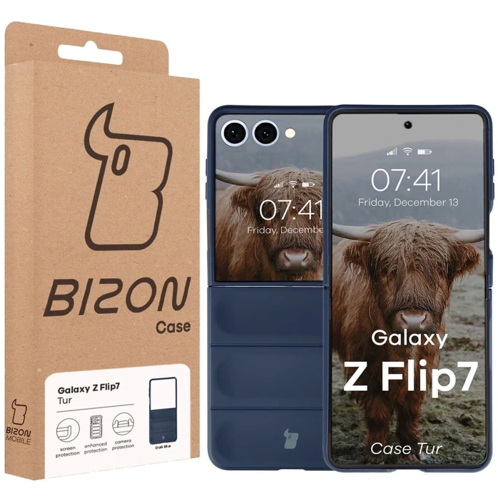 Bizon Case Tur Samsung Galaxy Z Flip7 navy blue - 7