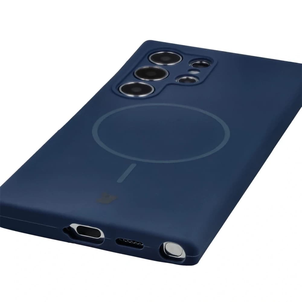 Bizon Soft Case Magnetický Samsung Galaxy S24 Ultra tmavě modrá - 3