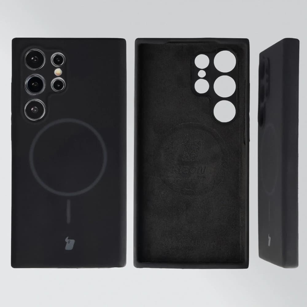 Bizon Soft Case Magnetisch Samsung Galaxy S24 Ultra schwarz - 5