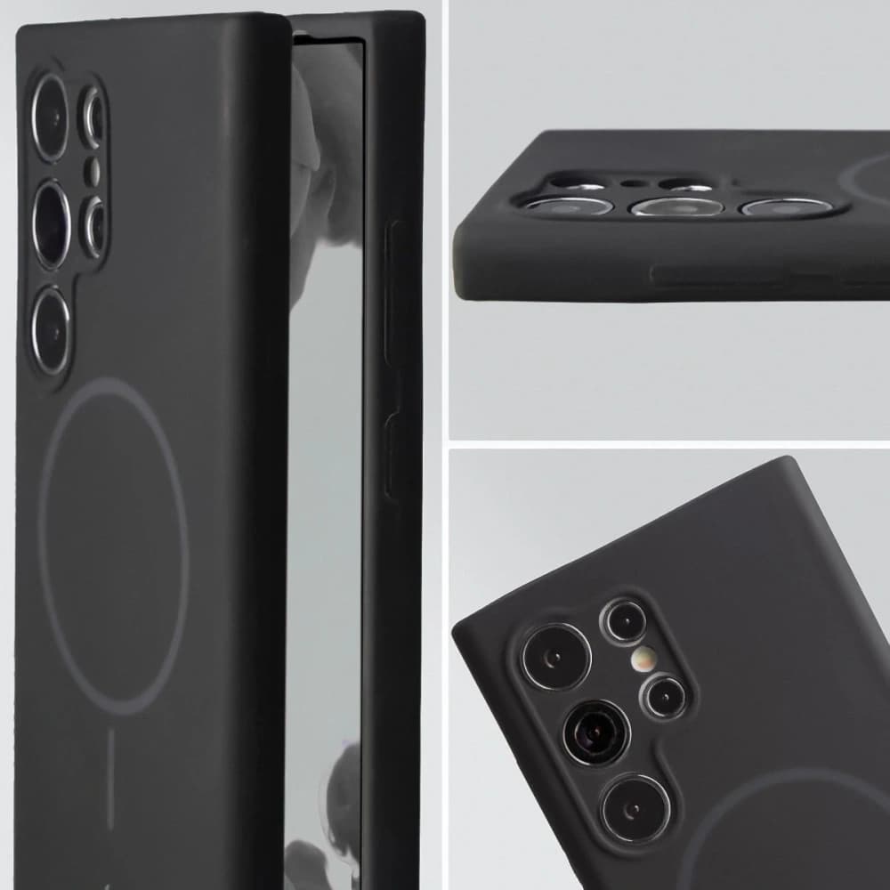 Bizon Soft Case Magnetisch Samsung Galaxy S24 Ultra schwarz - 6