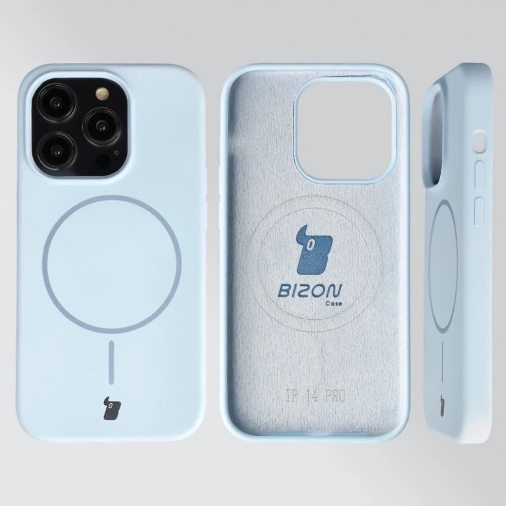 Bizon puha tok mágneses Apple iPhone 14 Pro kék - 5