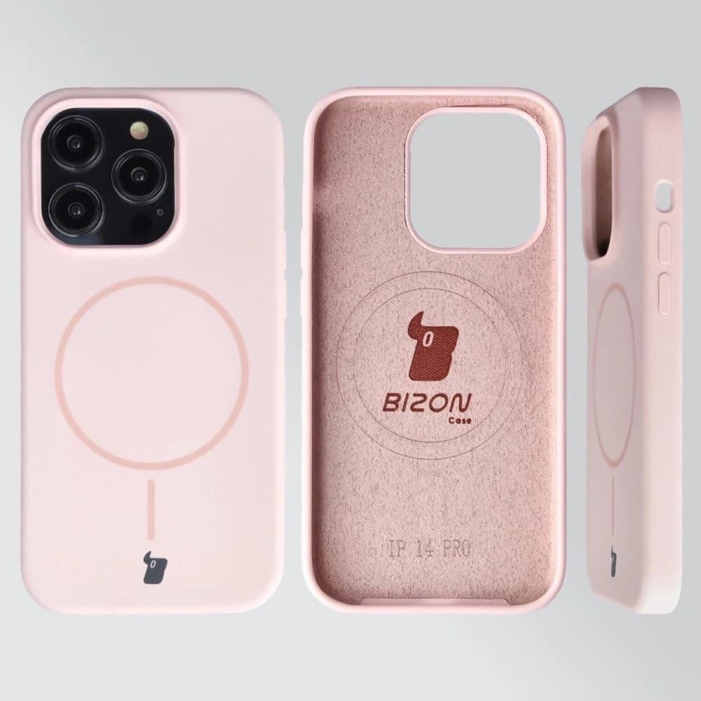 Bizon Soft Case Magnetický Apple iPhone 14 Pro světle růžová - 5