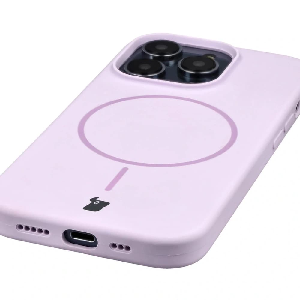 Bizon puha tok mágneses Apple iPhone 14 Pro világos lila - 3