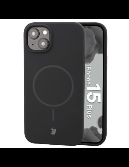 Bizon Soft Case Magnetic Apple iPhone 15 Plus black