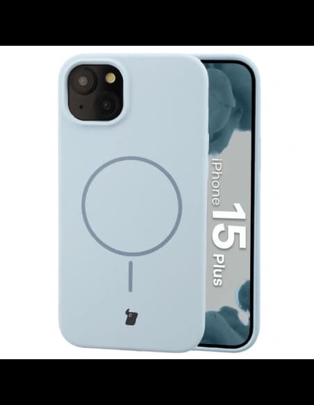 Bizon Soft Case Magnetic Apple iPhone 15 Plus blue