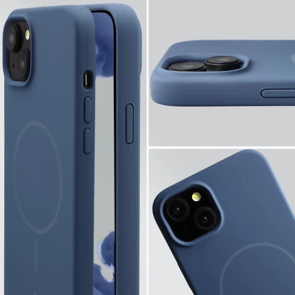 Bizon Soft Case Magnetic Apple iPhone 15 Plus navy blue - 6