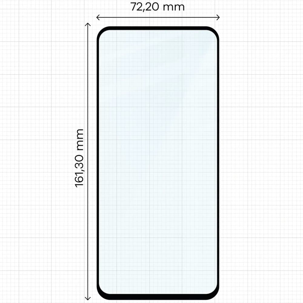 Bizon Glass Edge 2 Realme C71 4G černý rámeček - 2