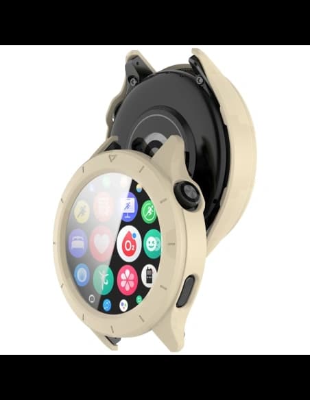 Bizon Case+Glass Hodinky Xiaomi Watch S4 béžové