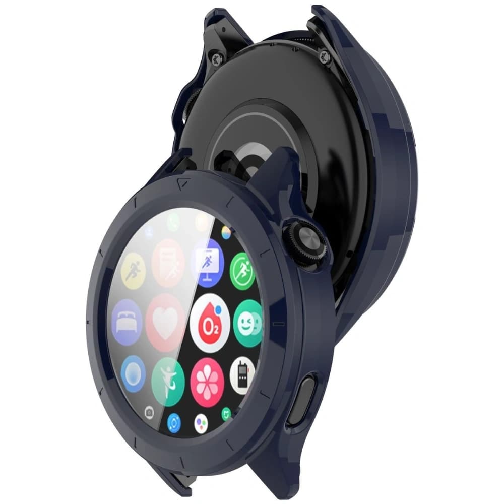 Bizon Case+Sklo na hodinky Xiaomi Watch S4 modrá - 1