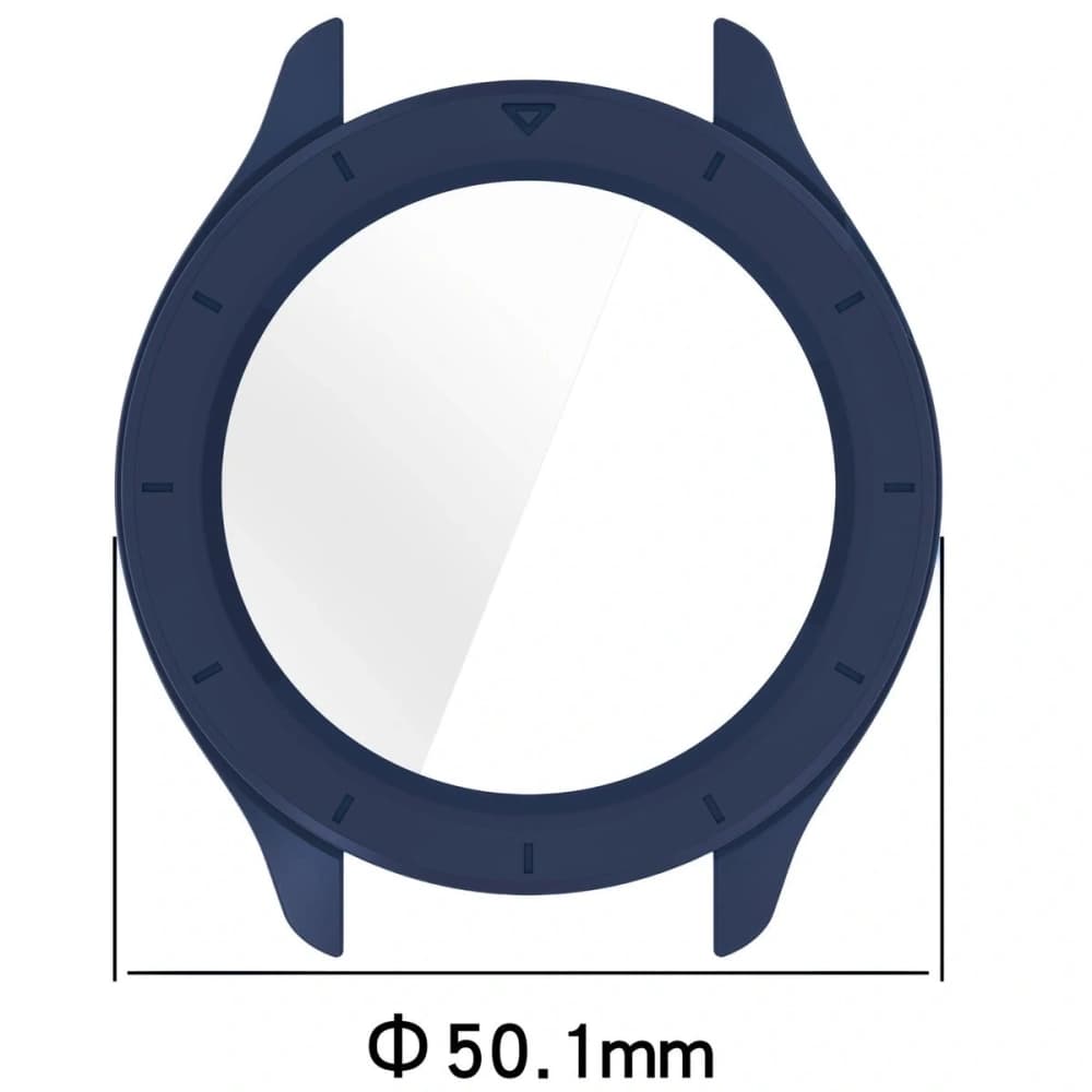 Bizon Case+Sklo na hodinky Xiaomi Watch S4 modrá - 2