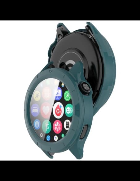 Bizon Case + skleněné pouzdro na hodinky Xiaomi Watch S4 zelené